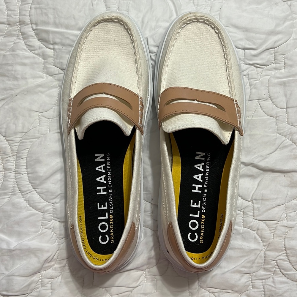 Cole Haan slip on shoes brand new